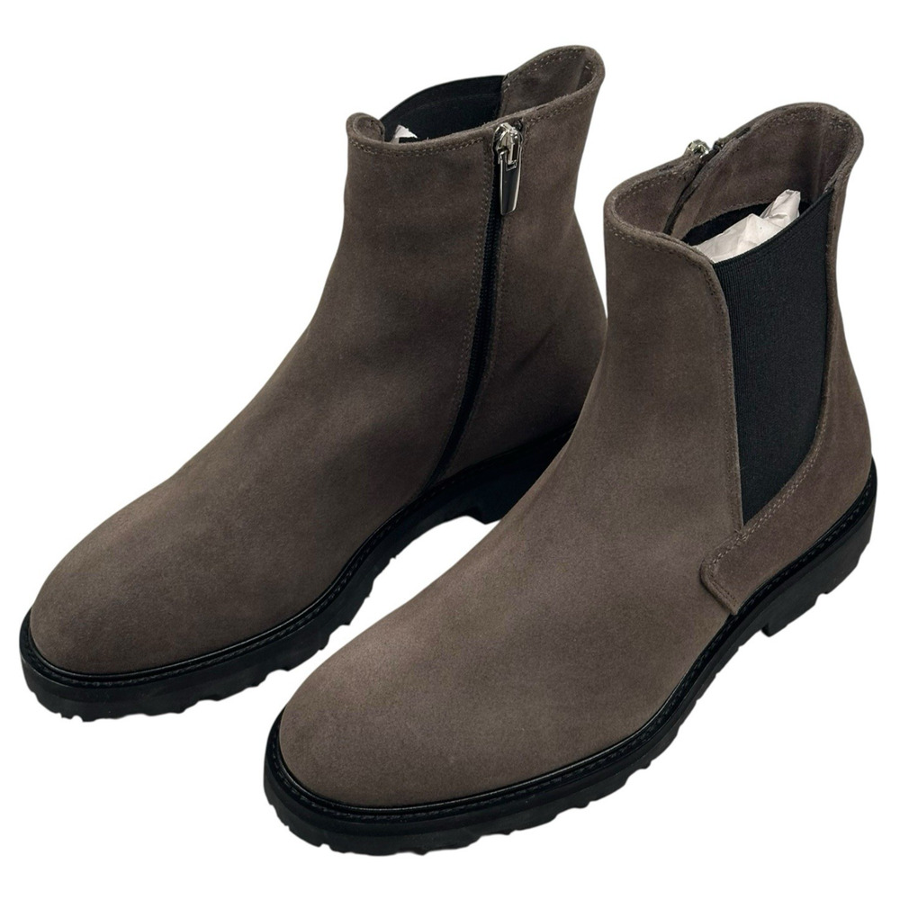 La Canadienne Quinn Cement Suede Chelsea Boots Womens Size US 6.5 EU 37 New $550